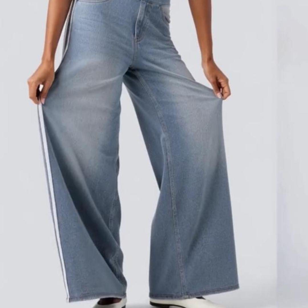 SUSI -Jeans a Gamba Larga High Waist
