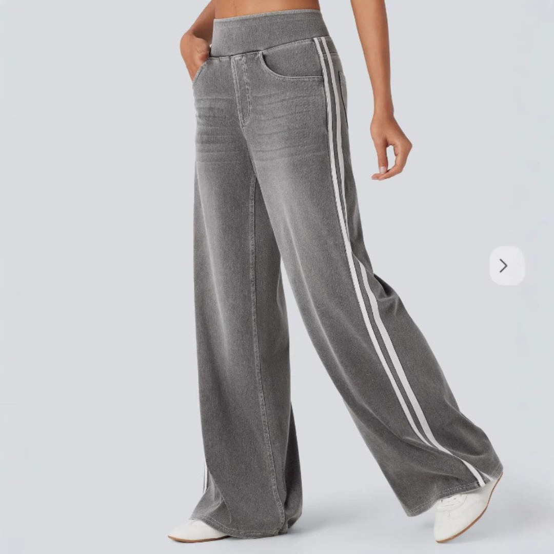 SUSI -Jeans a Gamba Larga High Waist